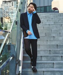 417 EDIFICE | 24AW メランジツイル セットアップ "ジャケット1点+パンツ1点の2点セット"(セットアップ)