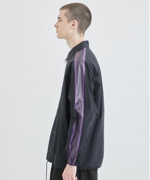 19ss Needles コーチジャケット M 紫 Needles】WOOL COACH JACKET｜PURPLE×LEOPARD | EDISTORIAL STORE