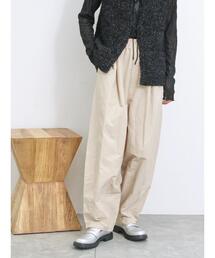 Samansa Mos2 blue | タックコクーンイージーパンツ(その他パンツ)
