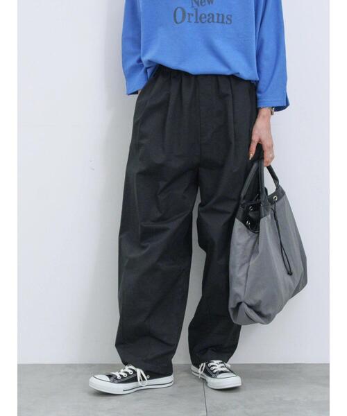 Samansa Mos2 blue（サマンサモスモスブルー）の「タックコクーンイージーパンツ（その他パンツ・レディース・ライトベージュ/チャコールグレー/カーキ/ブラック・F）」の14枚目の写真