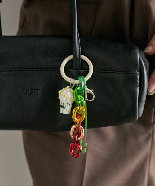 ear PAPILLONNER（イアパピヨネ）の「ポップコーンストラップ/チャーム/ストラップ/キーホルダー（チャーム・レディース・アイボリー/レッド・FREE）」の9枚目の写真