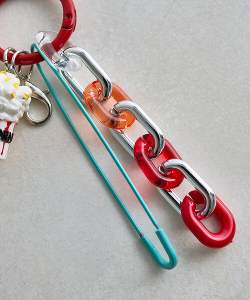 ear PAPILLONNER（イアパピヨネ）の「ポップコーンストラップ/チャーム/ストラップ/キーホルダー（チャーム・レディース・アイボリー/レッド・FREE）」の15枚目の写真