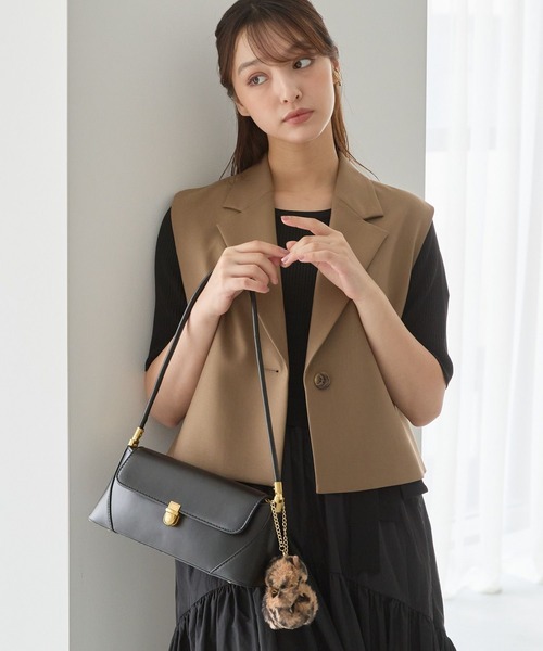 新品　タグ付き　Andemiu アンデミュウ　Ｗテーラードジレ　ベスト　ピンク Andemiu（アンデミュウ）｜ベスト一覧 - WEAR