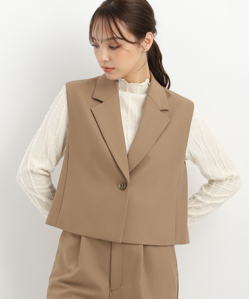 Andemiu（アンデミュウ）の「テーラーベスト152264（ベスト・レディース・ブルー/ブラック/ブラウン・FREE）」の9枚目の写真