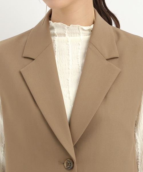 Andemiu（アンデミュウ）の「テーラーベスト152264（ベスト・レディース・ブルー/ブラック/ブラウン・FREE）」の12枚目の写真