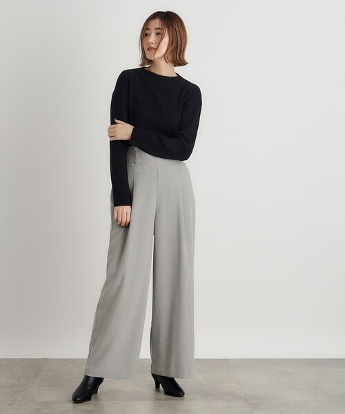 grove（グローブ）の「◆【毛玉軽減／洗える】ミニケーブルニット（ニット/セーター・レディース・オフホワイト/ブラック/ブラウン系/レッド系/ライトグレー系9・02/03/01/04/05）」の21枚目の写真