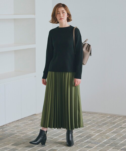 grove（グローブ）の「◆【毛玉軽減／洗える】ミニケーブルニット（ニット/セーター・レディース・オフホワイト/ブラック/ブラウン系/レッド系/ライトグレー系9・02/03/01/04/05）」の22枚目の写真