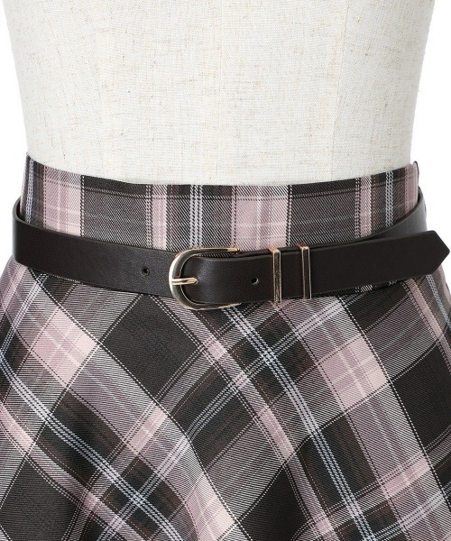 an another angelus(アンアナザーアンジェラス)の「【2サイズ展開】ベルト付きチェックフレアースカート/ananotherangelus(スカート・レディース・ブラウン/ブルーグリーン・1/2)」の16枚目の写真