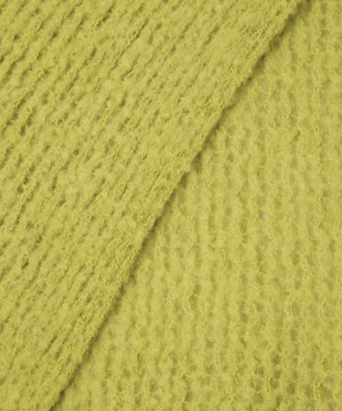 LAKOLE（ラコレ）の「ラッセルニットマフラー / 133333（マフラー・レディース・ライトグリーン/ブルー/オフホワイト/ベージュ・FREE）」の11枚目の写真