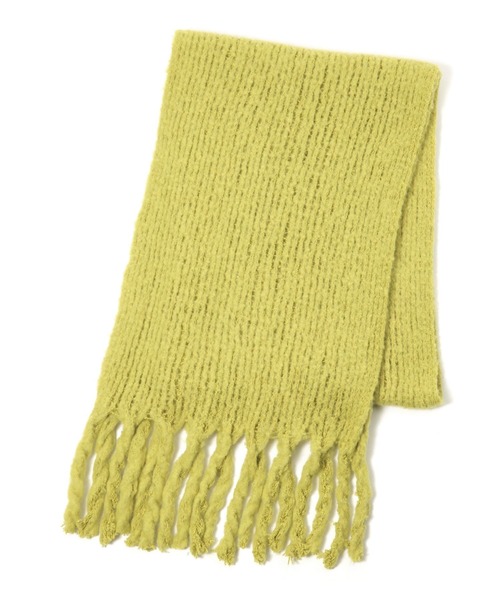 LAKOLE（ラコレ）の「ラッセルニットマフラー / 133333（マフラー・レディース・ライトグリーン/ブルー/オフホワイト/ベージュ・FREE）」の6枚目の写真