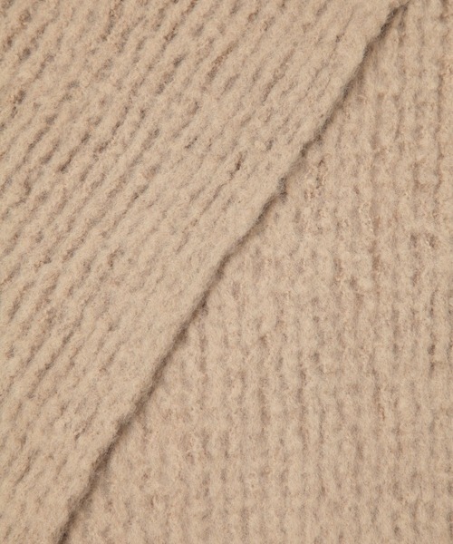 LAKOLE（ラコレ）の「ラッセルニットマフラー / 133333（マフラー・レディース・ライトグリーン/ブルー/オフホワイト/ベージュ・FREE）」の10枚目の写真