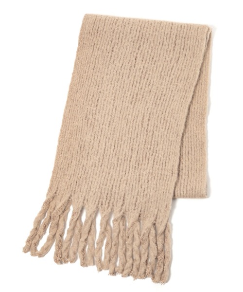 LAKOLE（ラコレ）の「ラッセルニットマフラー / 133333（マフラー・レディース・ライトグリーン/ブルー/オフホワイト/ベージュ・FREE）」の16枚目の写真