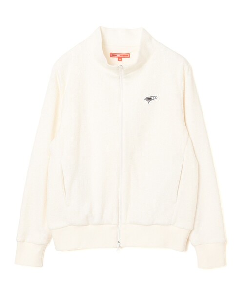 BEAMS GOLF(ビームスゴルフ)の「〈WOMEN〉ORANGE LABEL / エアシャット 裏付き フルジップブルゾン(ブルゾン・レディース・ホワイト/ブラック・SMALL/MEDIUM/LARGE)」の1枚目の写真
