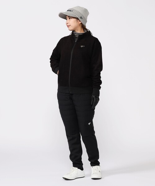 BEAMS GOLF(ビームスゴルフ)の「〈WOMEN〉ORANGE LABEL / エアシャット 裏付き フルジップブルゾン(ブルゾン・レディース・ホワイト/ブラック・SMALL/MEDIUM/LARGE)」の15枚目の写真