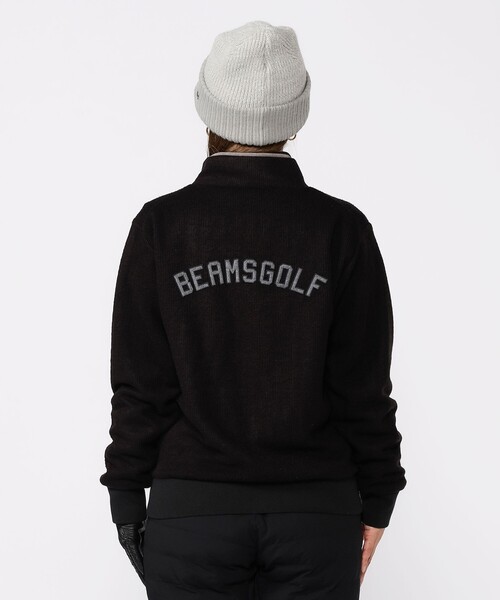 BEAMS GOLF(ビームスゴルフ)の「〈WOMEN〉ORANGE LABEL / エアシャット 裏付き フルジップブルゾン(ブルゾン・レディース・ホワイト/ブラック・SMALL/MEDIUM/LARGE)」の4枚目の写真