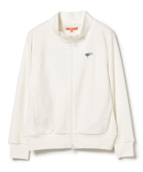 BEAMS GOLF(ビームスゴルフ)の「〈WOMEN〉ORANGE LABEL / エアシャット 裏付き フルジップブルゾン(ブルゾン・レディース・ホワイト/ブラック・SMALL/MEDIUM/LARGE)」の5枚目の写真