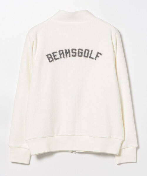 BEAMS GOLF(ビームスゴルフ)の「〈WOMEN〉ORANGE LABEL / エアシャット 裏付き フルジップブルゾン(ブルゾン・レディース・ホワイト/ブラック・SMALL/MEDIUM/LARGE)」の9枚目の写真
