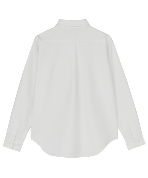 TOKYO SHIRTS（トウキョウシャツ）の「ウールライク レギュラー レディース長袖カジュアルシャツ（シャツ/ブラウス・レディース・チャコール/ピンク/ブラック/オフホワイト・LL/M/L）」の5枚目の写真