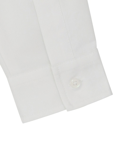 TOKYO SHIRTS（トウキョウシャツ）の「ウールライク レギュラー レディース長袖カジュアルシャツ（シャツ/ブラウス・レディース・チャコール/ピンク/ブラック/オフホワイト・LL/M/L）」の7枚目の写真