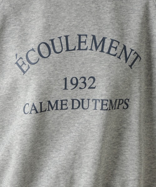 FOUND GOOD（ファウンドグッド）の「ロゴプリントクリーンウラケ（スウェット・レディース・ネイビー/ブルー系2/レッド系5/アイボリー/グレー系5・S/M/L）」の9枚目の写真