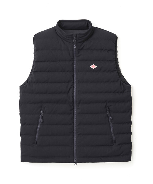 DANTON（ダントン）の「MEN'S WOOL LIKE POLYESTER MIDDLE DOWN STAND COLLAR VEST（ダウンベスト・メンズ・ネイビー/チャコール・XS/L/S/M/XXL/XL）」の3枚目の写真