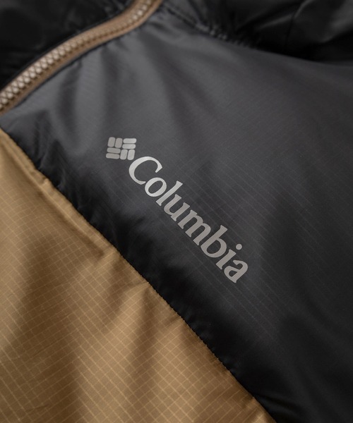 Columbia（コロンビア）の「【Columbia/コロンビア】ワンポイント バイカラーデザイン パフェクト フーデッドジャケット/マウンテンジャケット/アウトドア/WE2300（ダウンジャケット/コート・メンズ・ネイビー/ブラック/オリーブ/ライトブラウン・S/M/L/XL）」の8枚目の写真