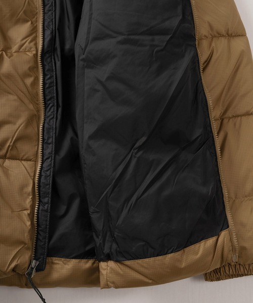 Columbia コロンビア ダウンジャケットワンポイントロゴファー付きフード. Columbia/コロンビア】ワンポイント バイカラーデザイン
