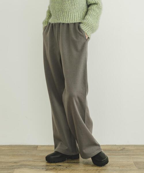 ITEMS URBANRESEARCH（アイテムズ アーバンリサーチ）の「裏起毛スウェットパンツ（その他パンツ・レディース・チャコールグレー/オフホワイト/ネイビー・FREE）」の7枚目の写真