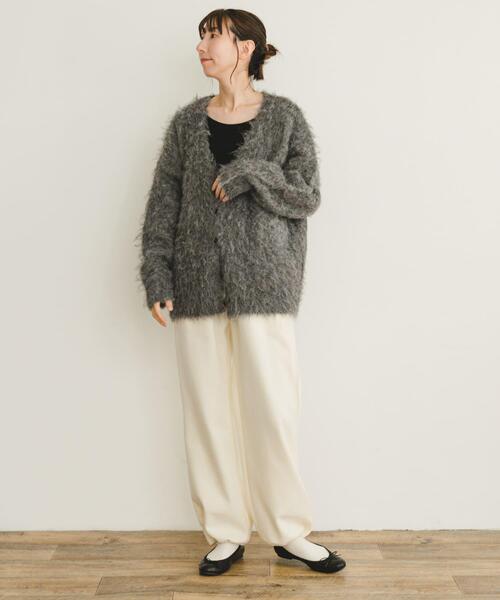 ITEMS URBANRESEARCH（アイテムズ アーバンリサーチ）の「裏起毛スウェットパンツ（その他パンツ・レディース・チャコールグレー/オフホワイト/ネイビー・FREE）」の19枚目の写真