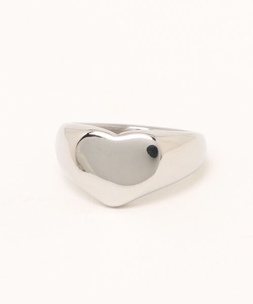 ebine（エビネ）の「Heart Signet Pinky Ring（リング・レディース・ゴールド/シルバー・5号/3号/1号）」の8枚目の写真