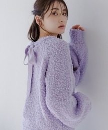 高身長 バックリボンデザインニット(トールサイズ)fifiean