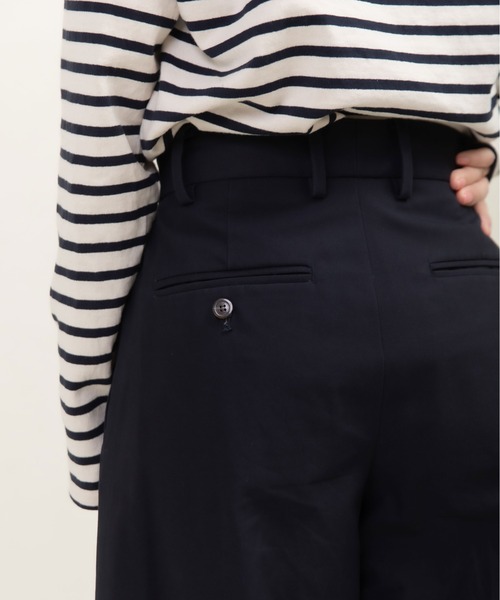 CHILD WOMAN(チャイルドウーマン)の「強撚ツイル マーベルトハーフパンツ(その他パンツ・レディース・ネイビー/ブラウン/ブラウン系その他・36/38)」の19枚目の写真