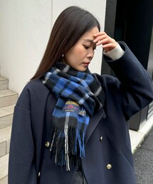 fredy emue | 【TWEED MILL/ツイードミル】ウールチェックストール48(ストール/ショール)