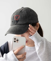 WEGO | WEGO/アイラブ刺繍キャップ(キャップ)