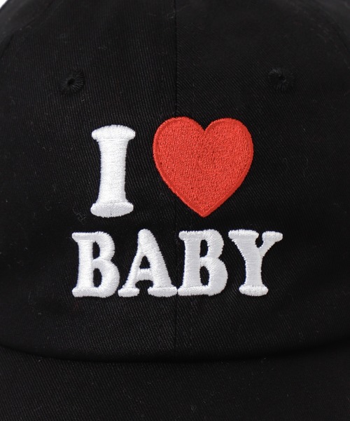 WEGO（ウィゴー）の「WEGO/アイラブ刺繍キャップ（キャップ・レディース・ブラック系2/ブラック・FREE）」の3枚目の写真