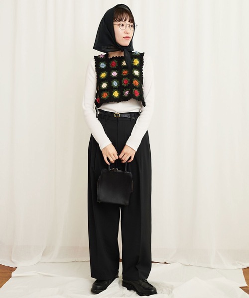 fig London(フィグロンドン)の「_puff metal belt(ベルト・レディース・ブラック/ブラウン・FREE)」の11枚目の写真