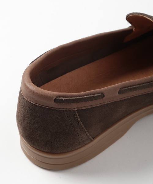 CROWDED CLOSET（クラウデッドクローゼット）の「【FILIPE SHOES x CROWDED CLOSET】モカシンスウェードスニーカー（モカシン/デッキシューズ・メンズ・ブラック/グレー系その他・01/02/03）」の4枚目の写真