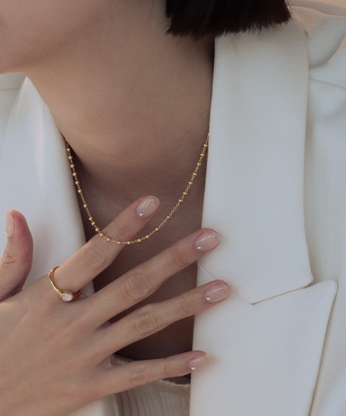 【セール】【silver925】ボールとばしネックレス（ネックレス）｜bonu.（ボヌ）