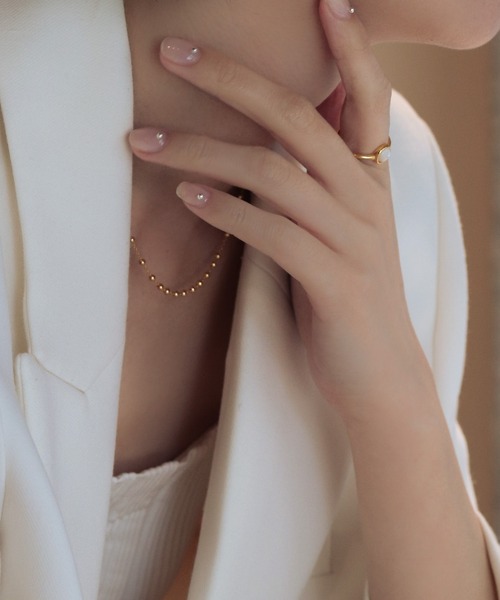 【セール】【silver925】ボールとばしネックレス（ネックレス）｜bonu.（ボヌ）