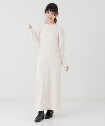 JAM & LINK（ジャムアンドリンク）の「リブ 長袖Tシャツ キャミワンピース セットアップ（セットアップ）」