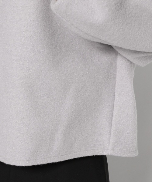 mysty woman（ミスティウーマン）の「金ボタンノーカラーカーディガン 289330（カーディガン/ボレロ・レディース・オフホワイト/ブラック/ライトグレー・FREE）」の13枚目の写真