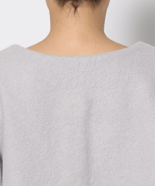 mysty woman（ミスティウーマン）の「金ボタンノーカラーカーディガン 289330（カーディガン/ボレロ・レディース・オフホワイト/ブラック/ライトグレー・FREE）」の14枚目の写真