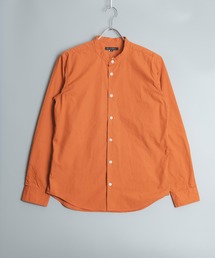 garsonwave（ギャルソンウェーブ）の「日本製洗いざらしコットンブロードノーカラーシャツ ナノファイン加工(GW)（シャツ/ブラウス）」