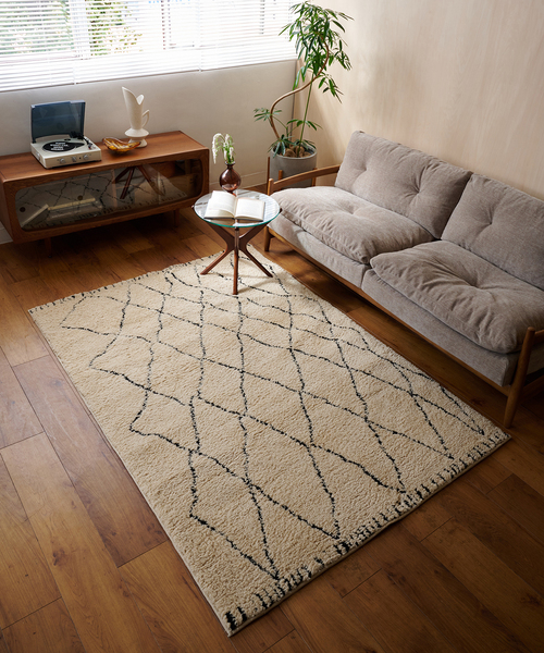 ジャーナルスタンダードファニチャー　ラグ　サイズ140×210 MEDINA RUG 140X200 メディナラグ（ラグ/マット）｜journal