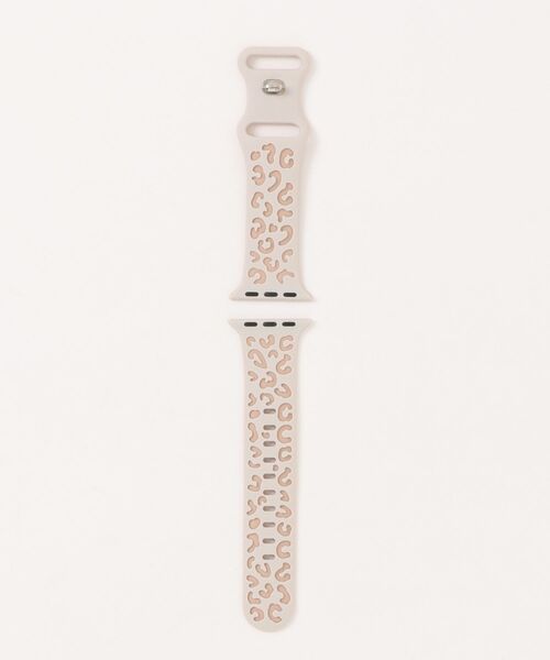 LUON(ルオン)の「LUON / Apple Watch Band / シリコン レオパード柄 アップルウォッチ バンド(デジタル腕時計・レディース・ホワイト/ブラック/ブラウン/ピンク/ベージュ/ミント/ライトピンク・A/B)」の7枚目の写真