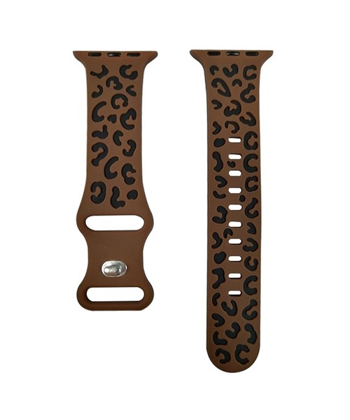 LUON(ルオン)の「LUON / Apple Watch Band / シリコン レオパード柄 アップルウォッチ バンド(デジタル腕時計・レディース・ホワイト/ブラック/ブラウン/ピンク/ベージュ/ミント/ライトピンク・A/B)」の9枚目の写真