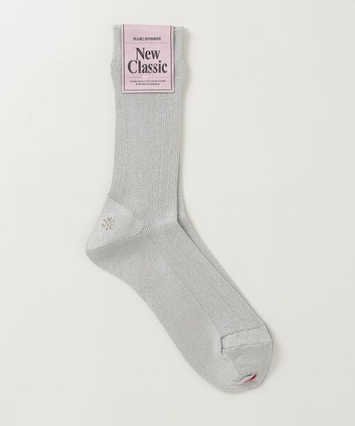 MARCOMONDE（マルコモンド）の「MARCOMONDE（マルコモンド）グリッターラメソックス（ソックス/靴下・レディース・ブラウン/グレー系その他3/ブラック/ブルー系その他3/ラベンダー/シルバー・F/1）」の6枚目の写真