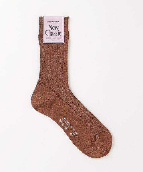 MARCOMONDE（マルコモンド）の「MARCOMONDE（マルコモンド）グリッターラメソックス（ソックス/靴下・レディース・ブラウン/グレー系その他3/ブラック/ブルー系その他3/ラベンダー/シルバー・F/1）」の9枚目の写真