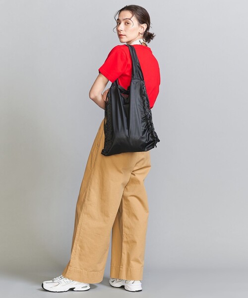 BEAUTY&YOUTH UNITED ARROWS(ビューティーアンドユースユナイテッドアローズ)の「ロゴ シャーリング トートバッグ(トートバッグ・レディース・ダークブラウン/ネイビー/ベージュ/ブラック・FREE)」の6枚目の写真