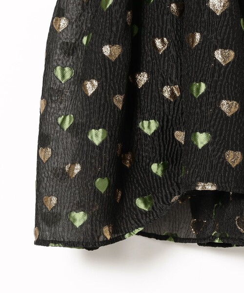 Ray BEAMS（レイビームス）の「sister jane / Carriage Hearts Jacquard Dress（ワンピース・レディース・ブラック・SMALL）」の5枚目の写真